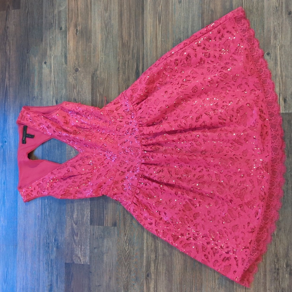 Like new BCBG maxazria fusia dress